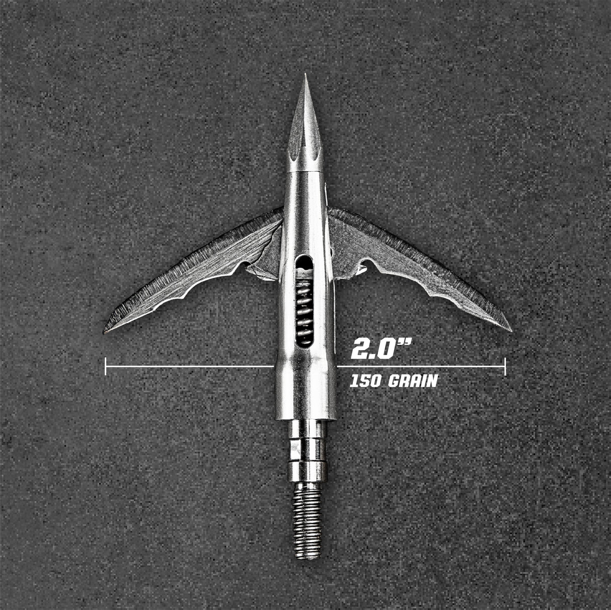 2.0 inch 150 grain Stainless Steel Broadhead - 3 Pack