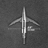 2.0 inch 150 grain Stainless Steel Broadhead - 3 Pack