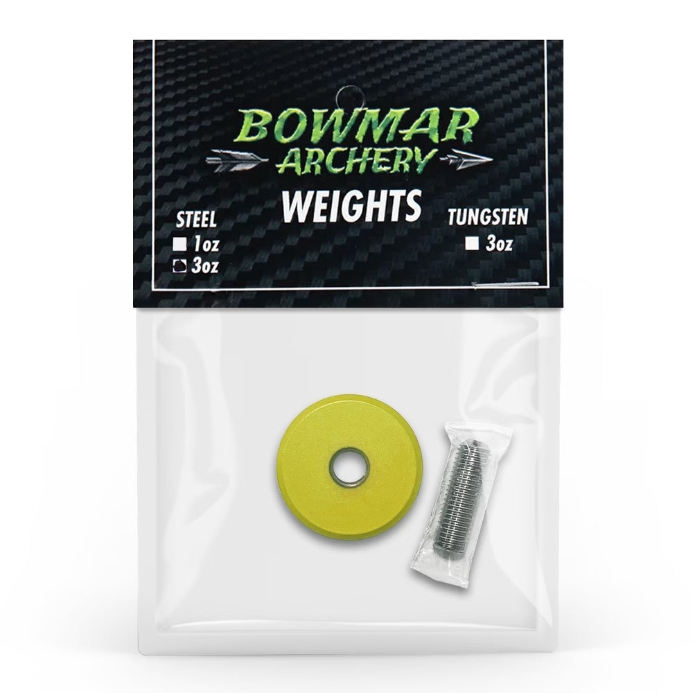 3oz archery weights - yellow